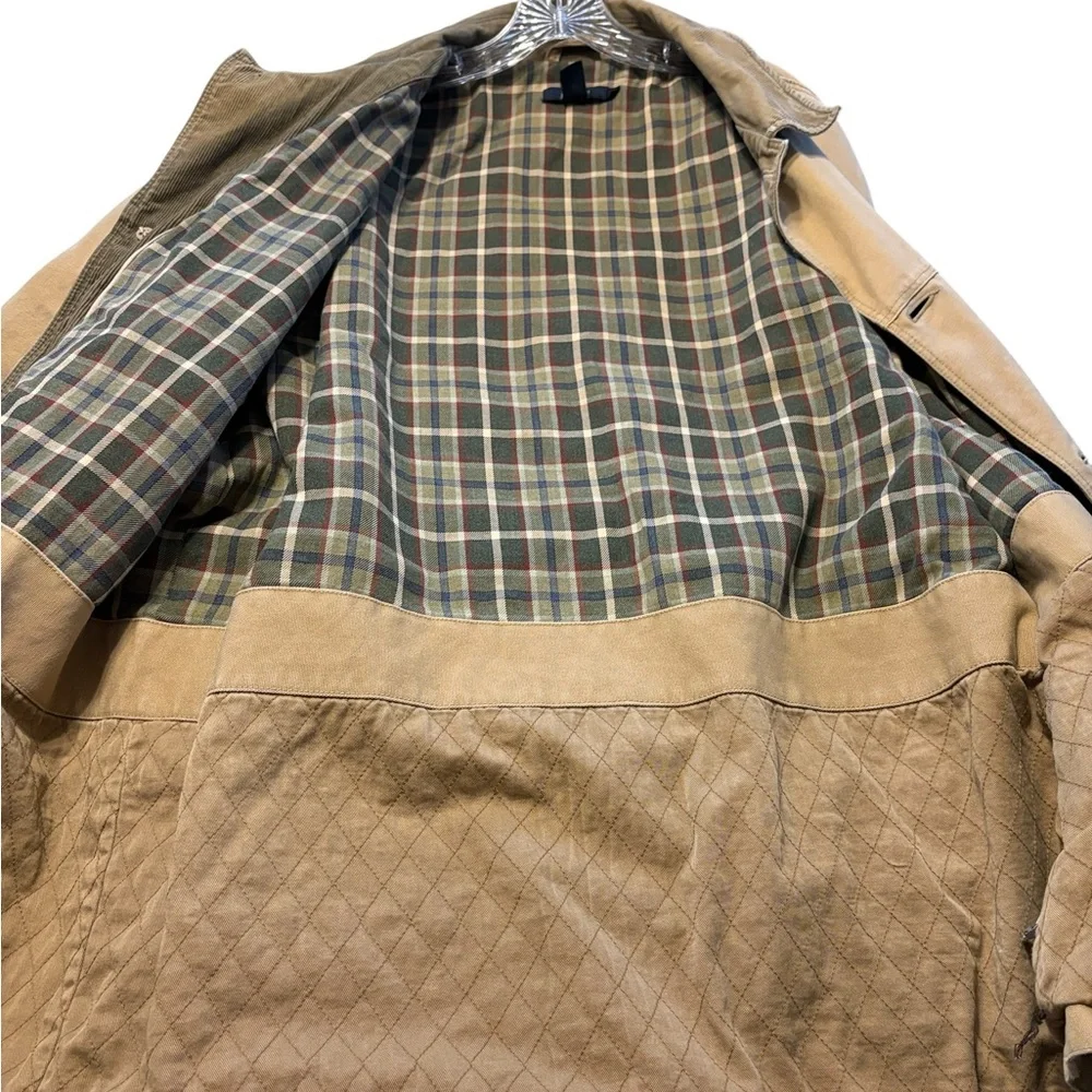 Vintage 90s Barn Coat J. Crew Men's Brown Chore Field Jacket Grunge Distress
